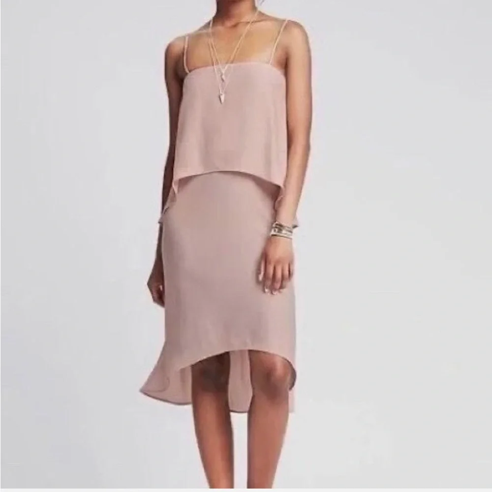 NWT Banana Republic Light Pink Dress - Picture 2 of 13